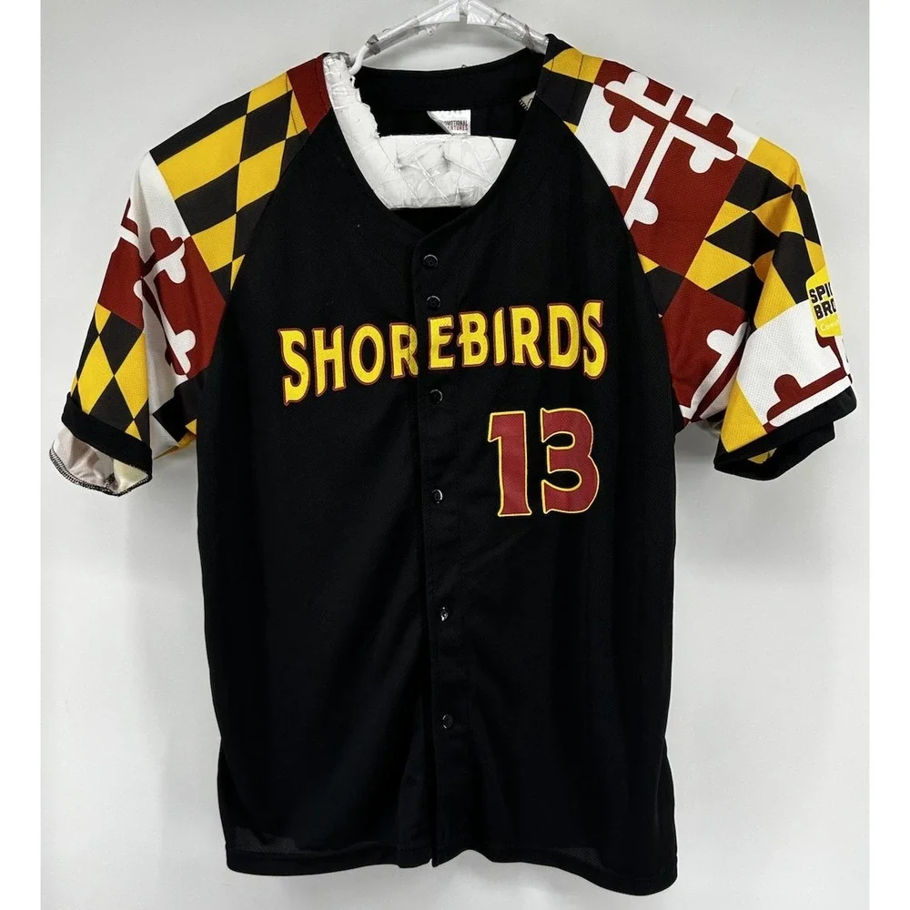 Delmarva Shorebirds Maryland Pride Jackson Holiday #13 Jersey Men's Size XL